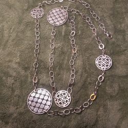 St.Silver Necklace 32"-19.65 Grams 1st Come 1st Served 