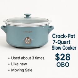 Crock-Pot 7-Quart Slow Cooker / Large Crockpot