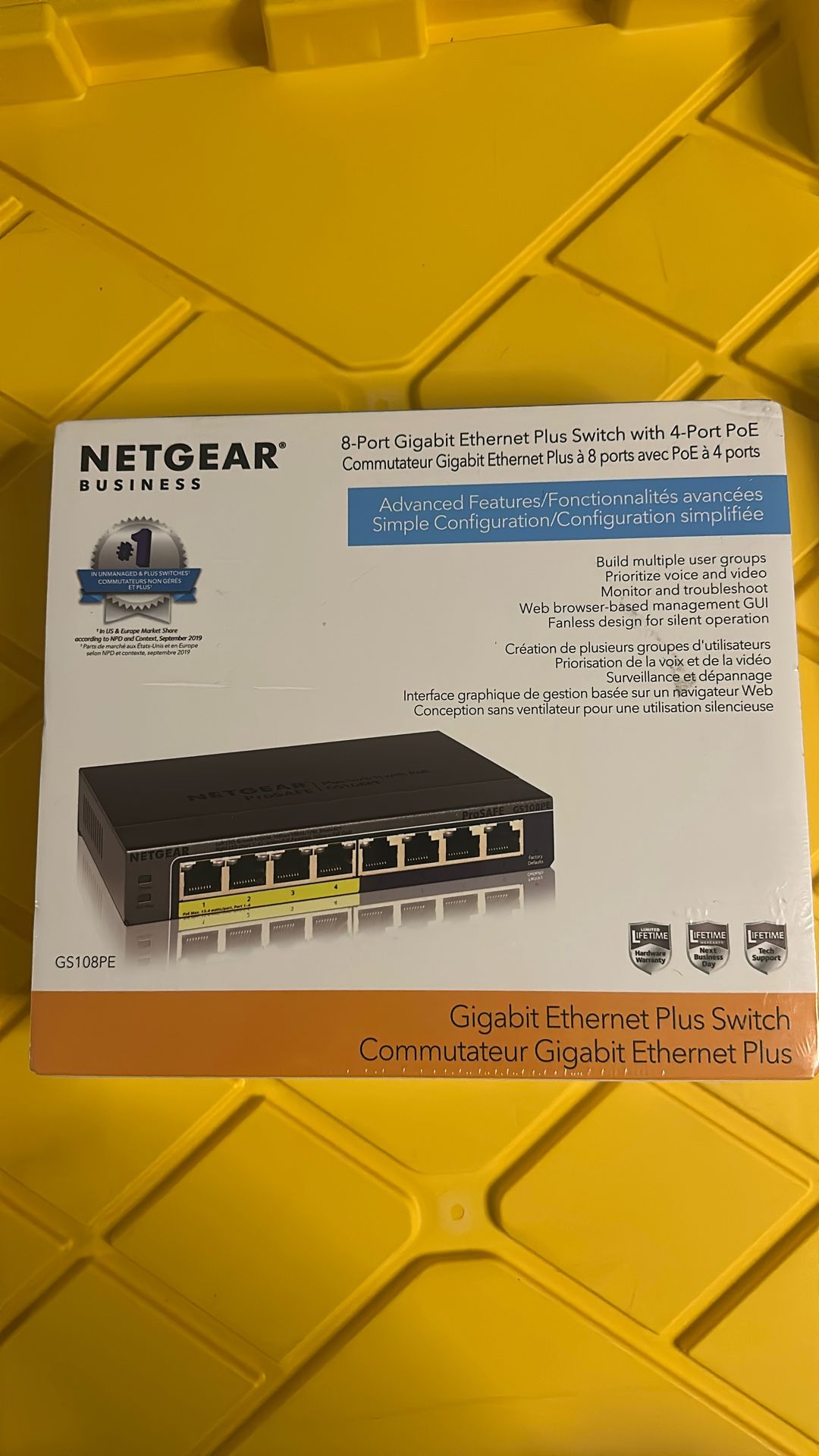 Netgear 8-Port Gigabit Ethernet Plus Switch