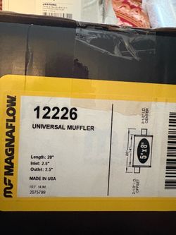 MagnaFlow exhaust muffler with Tips