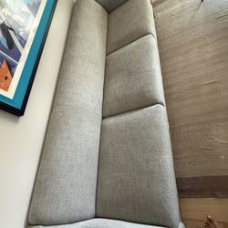 CB2 Alfred stone grey Large sofa
