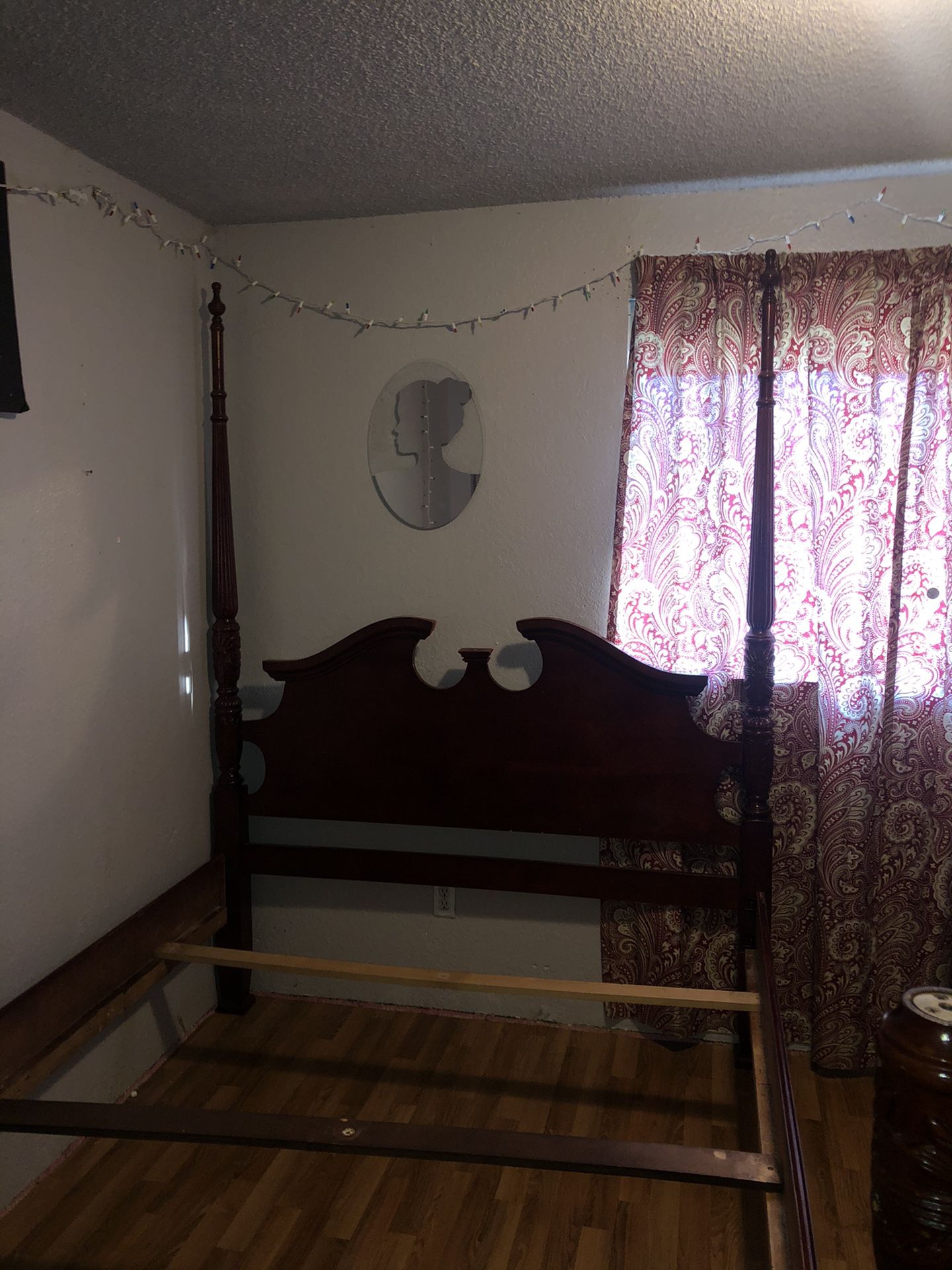 Queen bed frame and dresser