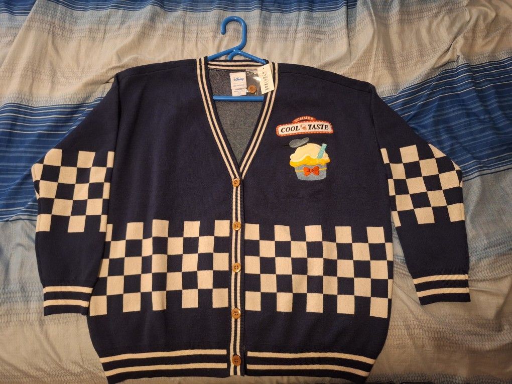 Donald Duck Disney Cardigan NEW