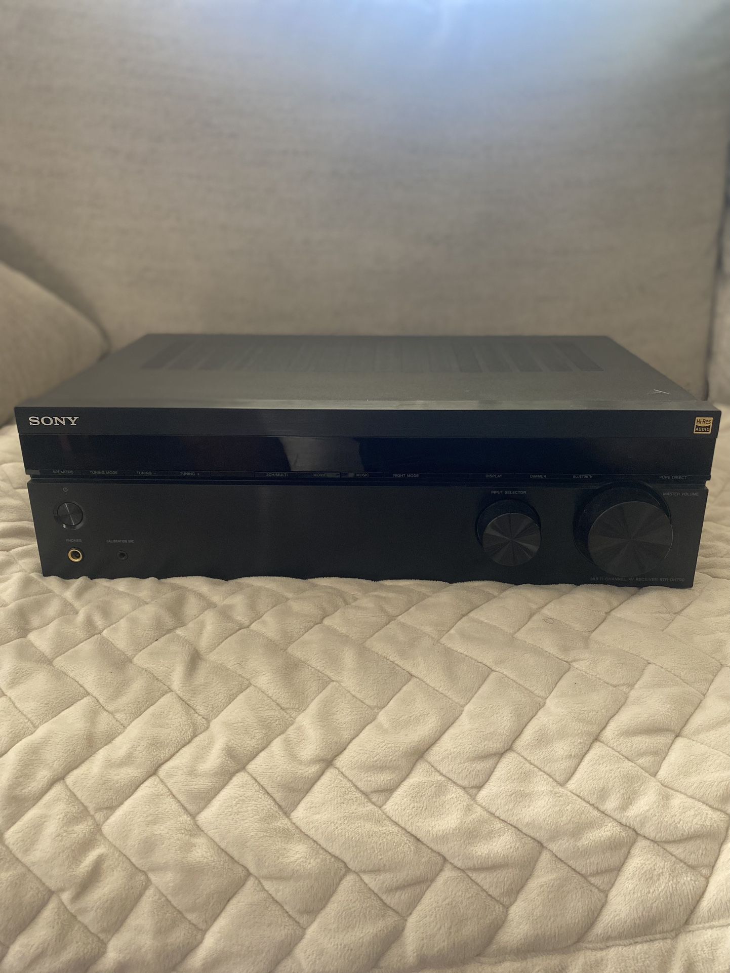 SONY RECEIVER HOME THEATER. Sony - STRDH790 - 7.2 - Ch. with Dolby Atmos & Dolby Vision 4K Ultra HD HDR A/V Home Theater Receiver - Black