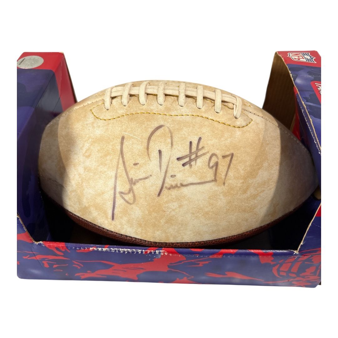 Simeon Rice #97 Autographed Hand Signed Football Tampa Bay Buccaneers