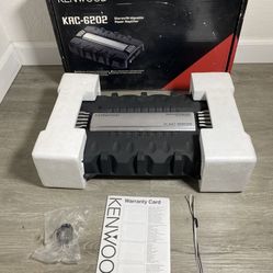 Rare In Box Kenwood KAC-6202 Stereo Bridgeable Power Amplifier 2 Channel 400W