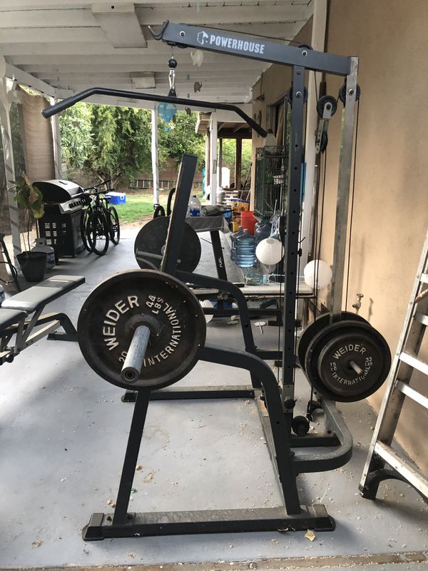 Gym equipment full body workout squat rack bench press for