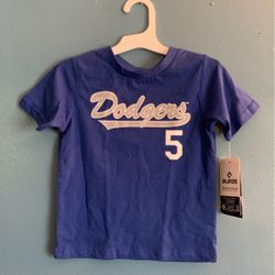 DODGERS FREDDIE FREEMAN AND SHOHEI OHTANI TODDLER SIZES 2T, 3T, 4T AND KIDS SIZE LARGE SHIRTS