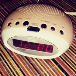 Vintage "Barbie" Digital Alarm Clock
