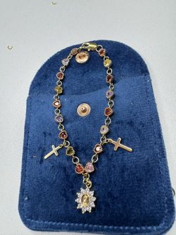 Virgin Mary Charm Bracelet