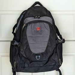 SwissGear SA9275 large black 15" laptop notebook tablet computer backpack unisex men's women's bag