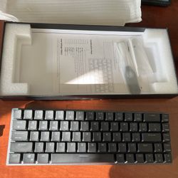 Ollyn Durgod TGK200 Wireless Gaming Keyboard, 65% RGB Low Profile Red Linear Switch