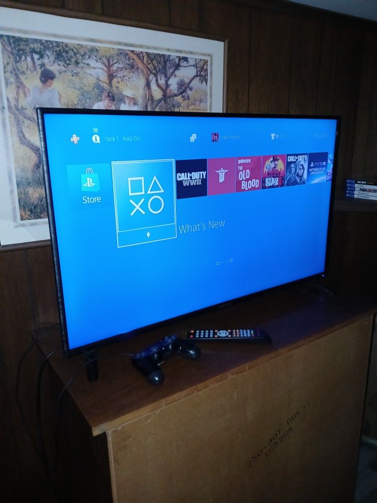 PS4 w/ Controller And Games