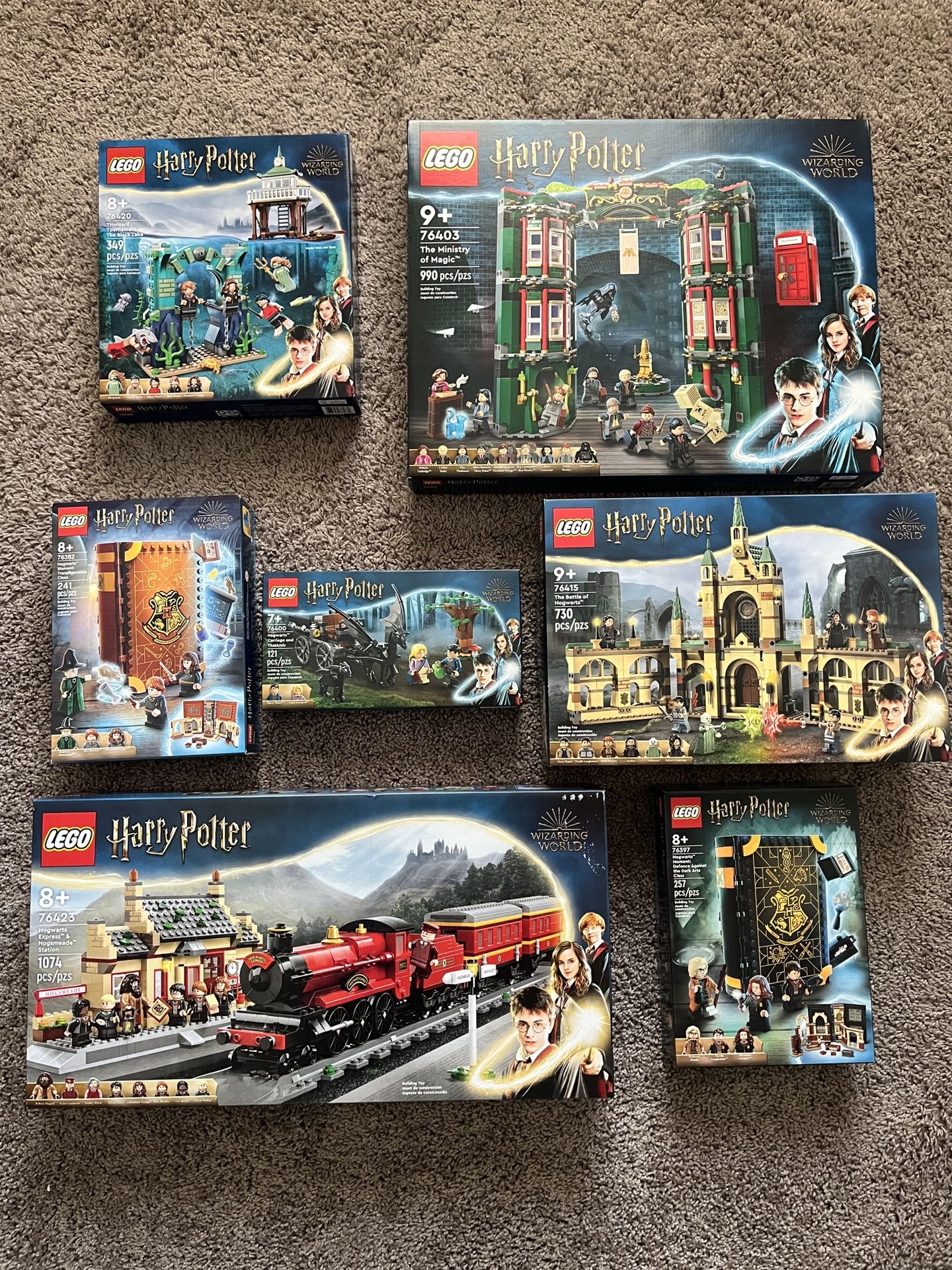 New Sealed Lego Harry Potter Sets - Priced Individually