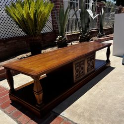 Vintage Coffee Table + Side Tables 