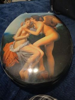 Toilet lid ( used for decoration only)