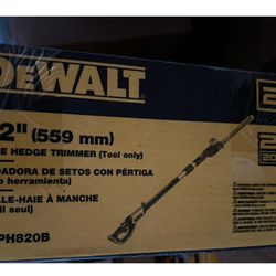 DeWalt 20V MAX DCPH820B 22 in. 20 V Battery Pole Hedge Trimmer Tool Only