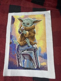 Baby Yoda (GorGu) Cross Stitch