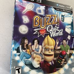 Buzz! Quiz World For PS3 Game Is Sealed!