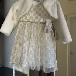 White Dress  Size 5T 