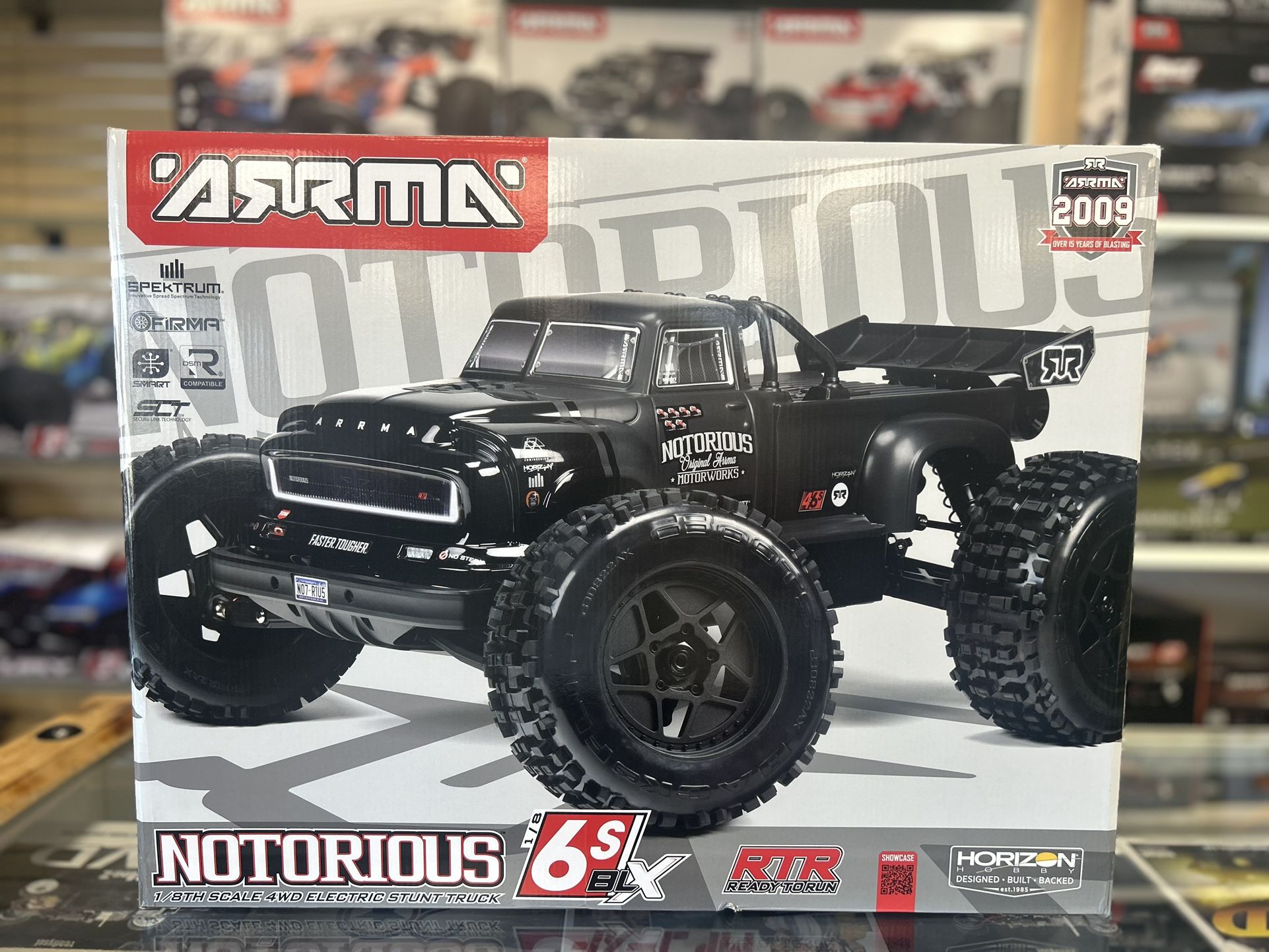 Arrma Notorious 6S 1/8 4WD Electric Stunt Truck