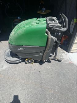 Bulldog WD20 20" Walk-Behind Floor Scrubber - NEW BATTERY