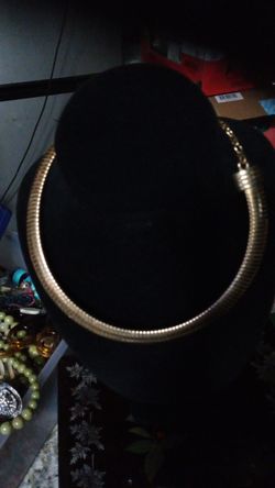 2 Gold Tone Vintage Necklace's.