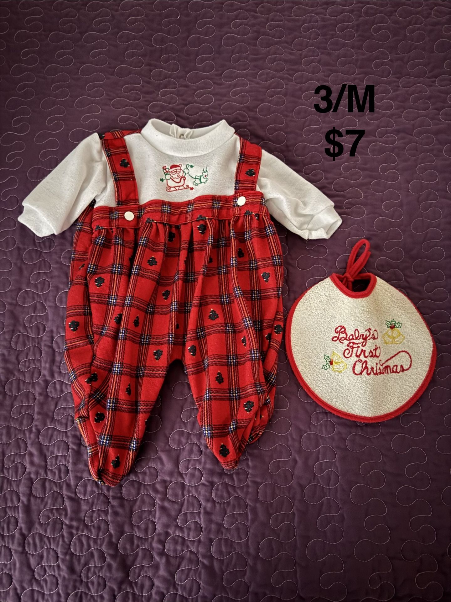 3M-9M Girl  & Boy Christmas Clothes 