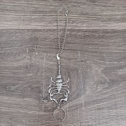 Silver Toned Scorpion 🦂 Ring Bracelet