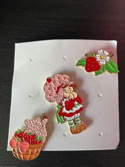 New Strawberry Shortcake Enamel Pins, Price For All