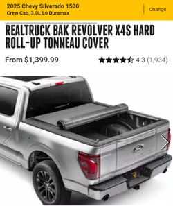 BAK Revolver X4S Hard Roll Up Bed Cover – 2019–2026 Silverado/Sierra 1500