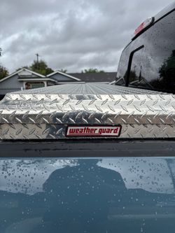 Weather Guard Aluminum Diamond Plate Truck Tool Box