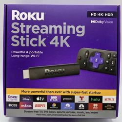 Roku Streaming Stick 4K - HDR & Dolby Vision 3820r