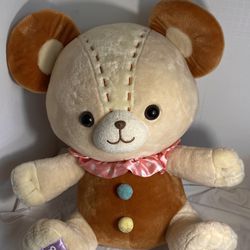 Candy Teddy Bear Amuse Plush 18” Large Stuffed Toy Japan
