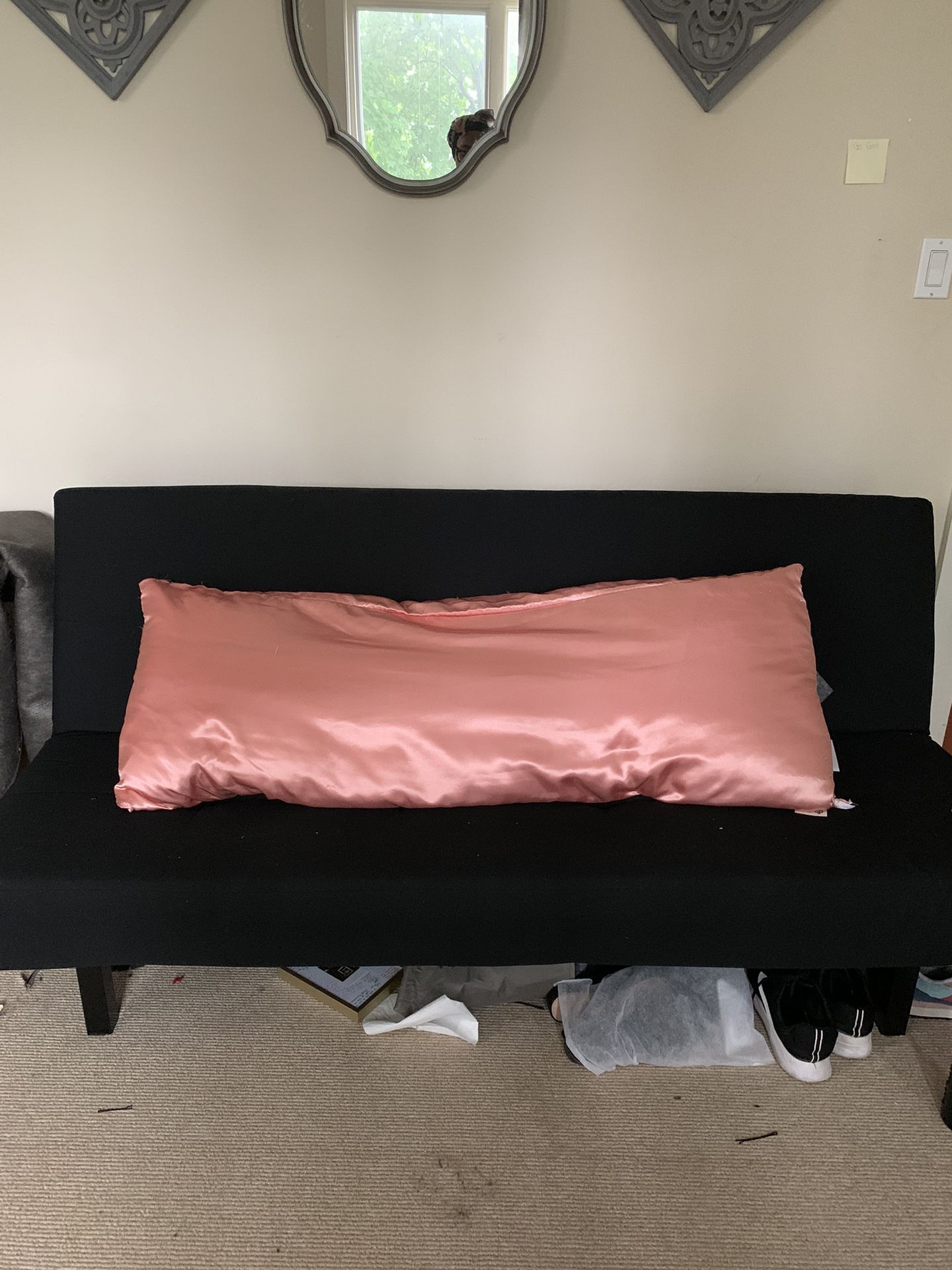 Black IKEA BALKARP Sofa Bed 