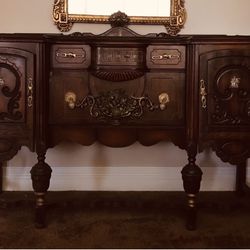 Antique Walnut Buffet  1920’s