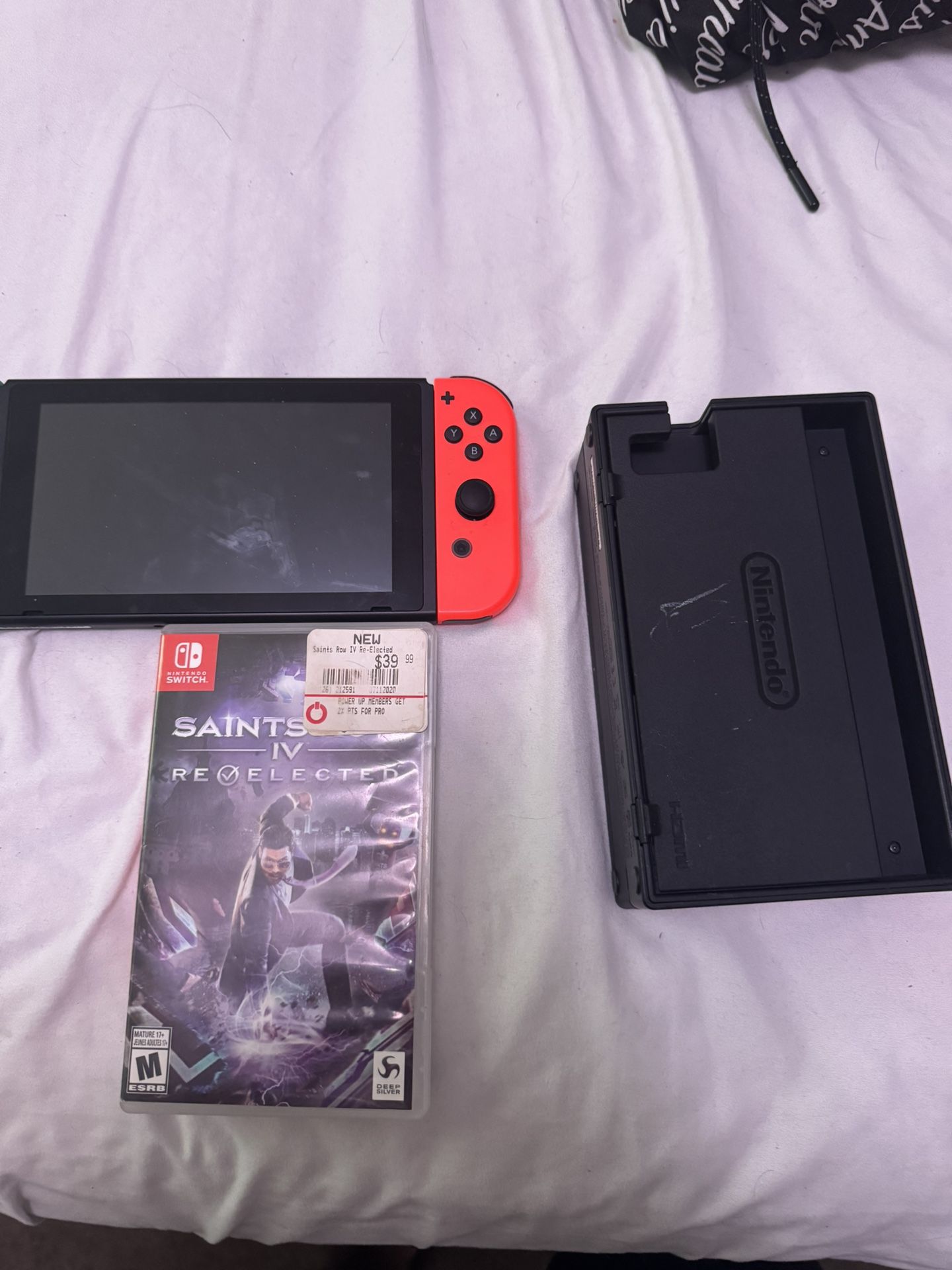 Switch W Game And Accessories