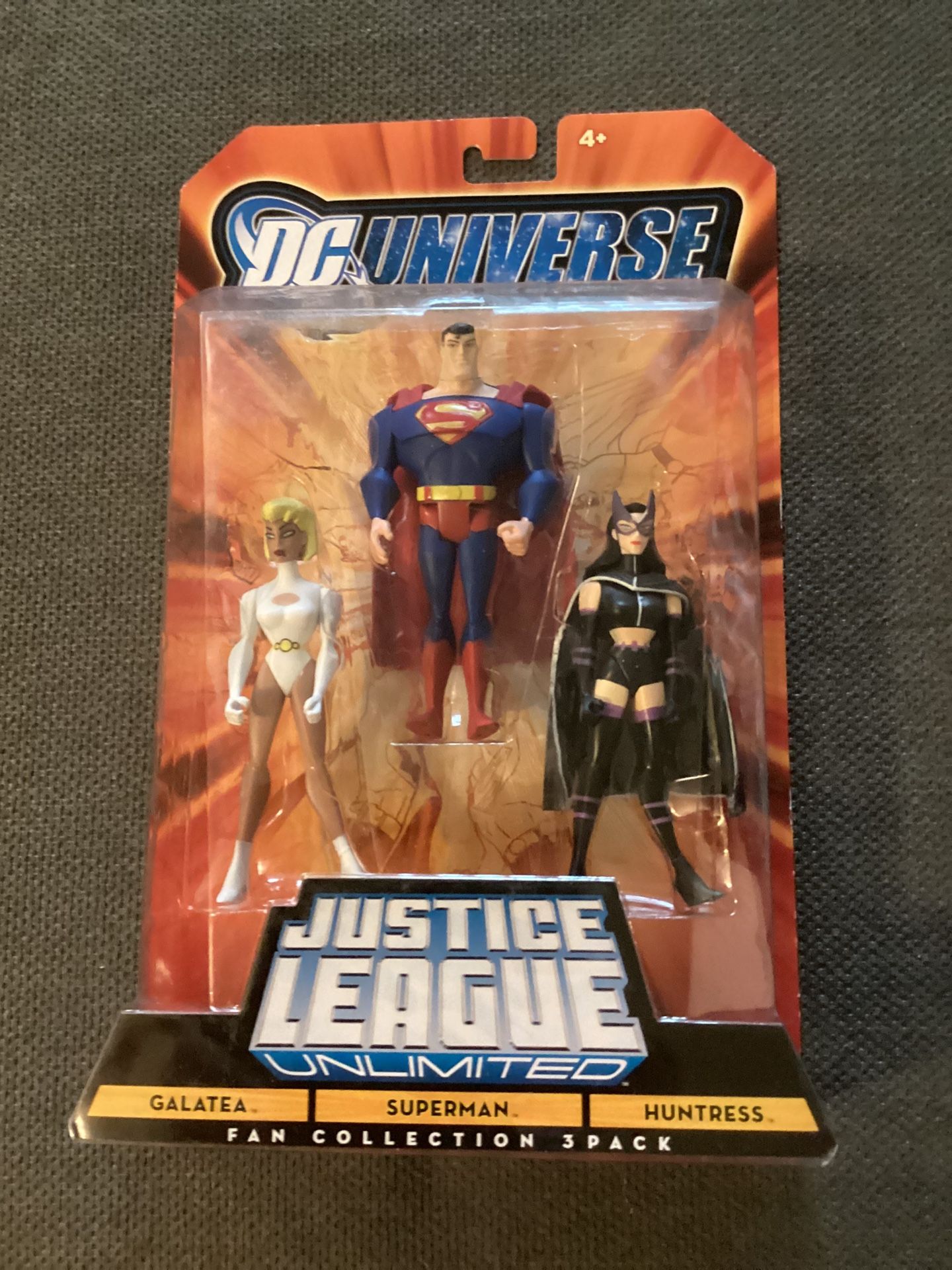 Dc Universe Justice League Unlimited GALATEA / SUPERMAN / HUNTRESS 3 Pack