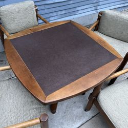 FREE DELIVERY 🚚  Vintage - 1970i’s MCM - Danish Modern Breakfast Table / Party Table / Dining Set 
