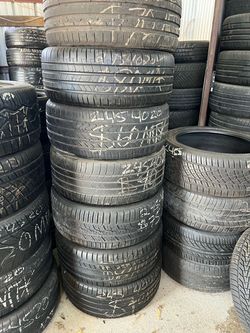 245/40/R20 Used Tires