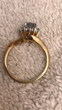 18k electroplated ring