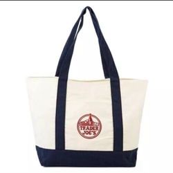 Trader Joe's canvas Tote Bag - Reusable shopping Bag