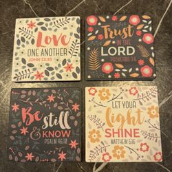 Coasters, set of 4