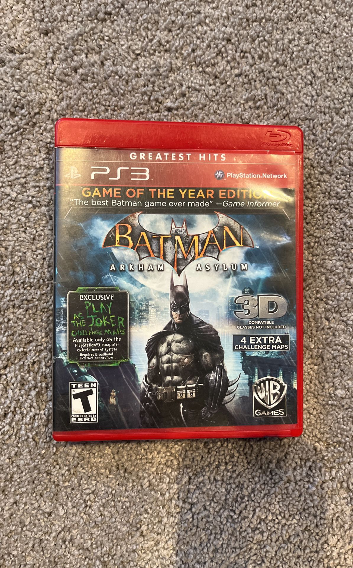 Batman Arkham Asylum PS3 Game