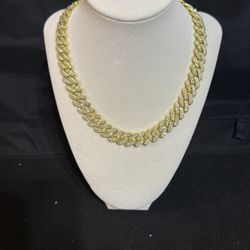 18” Iced Out Cuban Chain