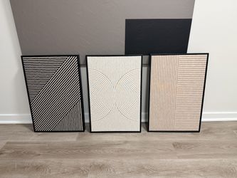 Boho Modern Wall Art Set Of 3