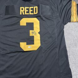 JEFF REED Signed Autograph Custom Jersey - JSA Coa - Pittsburgh Steelers