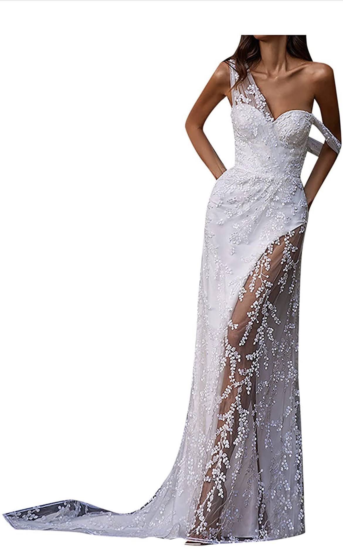 Embroidery Wedding Or Reception Dress