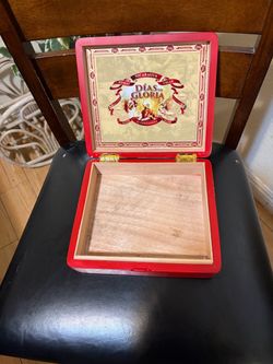 Beautiful Red Cigar Box