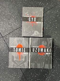 Gyo, Tomie, and Uzumaki Manga Junji Ito Bundle New Hardcover English Viz Media